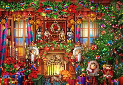 Puzzle 1000 Teile - Christmas Interior von Bluebird