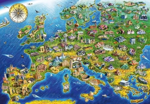 Puzzle 1000 Teile - European Landmarks von Bluebird Puzzle