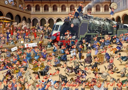 Puzzle 1000 Teile - French Train Station von Bluebird