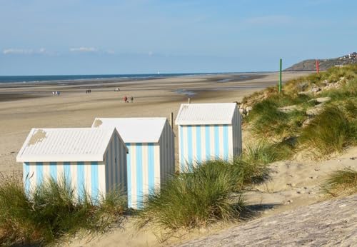 Puzzle 1000 Teile - Hardelot-Plage, Côte d'Opale, France von Bluebird Puzzle