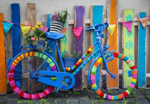 Puzzle 1000 Teile - My Beautiful Colorful Bike von Bluebird Puzzle