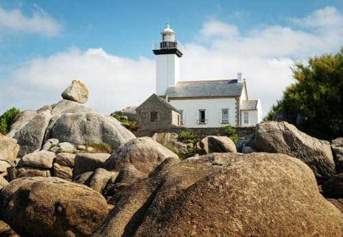 Puzzle 1000 Teile - Phare de Pontusval, Bretagne, France von Bluebird Puzzle