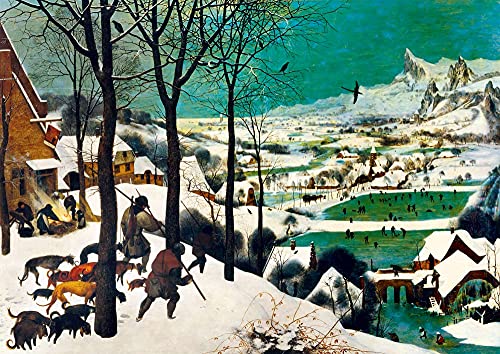 Puzzle 1000 Teile - Pieter Bruegel The Elder - Hunters in The Snow (Winter), 1565 von Bluebird Puzzle