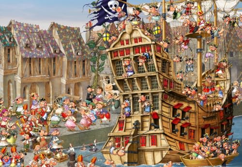 Puzzle 1000 Teile - Pirates - Piraten von Bluebird Puzzle