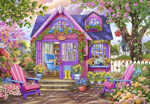 Bluebird Puzzle – „She Shed“, 1000 Teile Puzzle - Hübsches Blumenhäuschen in der Natur - Puzzle für Erwachsene von Bluebird