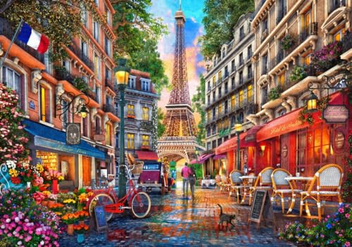 Puzzle 2000 Teile - Paris Street von Bluebird