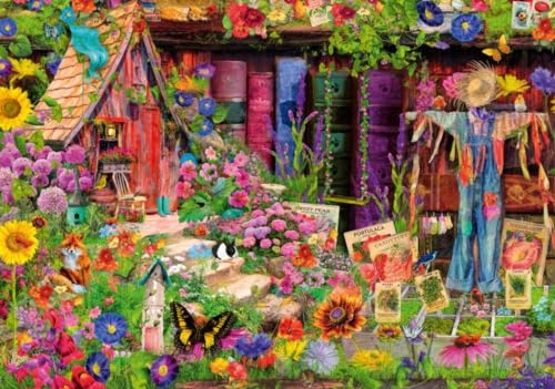 Puzzle 2000 Teile - The Scarecrow's Garden von Bluebird