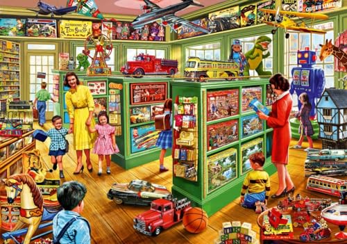 Puzzle 2000 Teile - Toy Shop Interiors von Bluebird