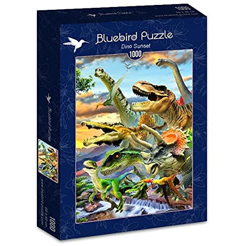 Bluebird Dino Sunset Jigsaw Puzzle (1000 Pieces) von Bluebird