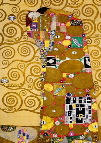 Bluebird Puzzle - Gustav Klimt, Erfüllung, 1905, 1000 Teile Puzzle - Reproduktion des Berühmten Gemäldes - Puzzle für Erwachsene von Bluebird