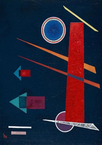 Bluebird Puzzle - Kandinsky, Kraftvolles Rot, 1928, 1000 Teile Puzzle - Reproduktion des Berühmten Gemäldes - Puzzle für Erwachsene von Bluebird