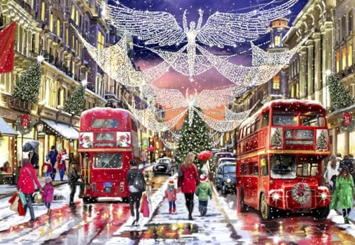 Bluebird Puzzle - Regent Street - 1000 Teile Puzzle - London zu Weihnachten im Schnee - Puzzle für Erwachsene Bluebird Puzzle - Regent Street - 1000 Teile Puzzle - London zu Weihnachten im Schnee - Puzzle für Erwachsene von Bluebird