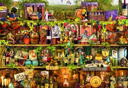 Puzzle 1000 Teile - Wine Shelf Puzzle 1000 Teile - Wine Shelf von Bluebird