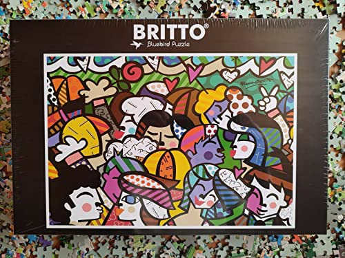 Puzzle 1500 Teile - Romero Britto - Looking into The Future von Bluebird