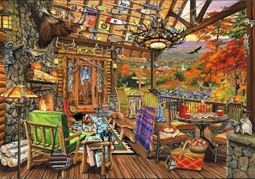 bluebird Puzzle Adirondack Porch - 2000 Teile bluebird Puzzle Adirondack Porch - 2000 Teile von Bluebird