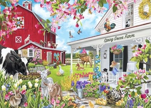 bluebird Puzzle Spring Green Farm - 1500 Teile bluebird Puzzle Spring Green Farm - 1500 Teile von Bluebird