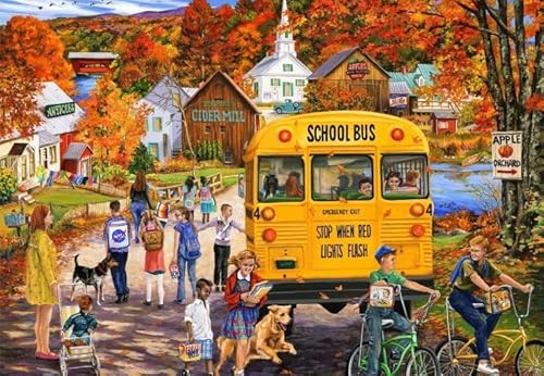 bluebird Puzzle The School Bus - 1000 Teile bluebird Puzzle The School Bus - 1000 Teile von Bluebird