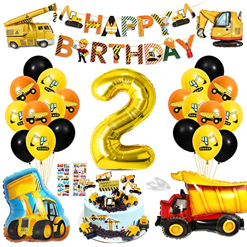 Bagger Deko Kindergeburtstag 2, Baustellen GeburtstagdekoJunge 2 Jahre, Bagger Luftballons Geburtstag, BAU Party Dekoration, 2 Folienballon, Baufahrzeug Spielzeug Bagger Deko Kindergeburtstag 2, Baustellen GeburtstagdekoJunge 2 Jahre, Bagger Luftballons Geburtstag, BAU Party Dekoration, 2 Folienballon, Baufahrzeug Spielzeug von Bluelves