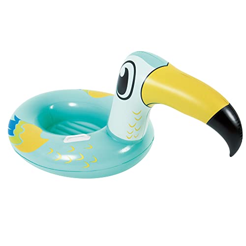 BLUE SKY - Toucan-Boot - Aufblasbar - 069311 - Blau - Kunststoff - 139 cm x 71 cm - Kinderspielzeug - Schwimmring - Outdoor-Spiel - Strand - Ab 3 Jahren von BLUE SKY