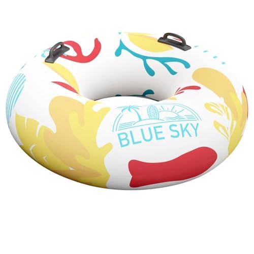 BLUE SKY - Schwimmring - Aufblasbar - 069349 - Mehrfarbig - Kunststoff - 90 cm Durchmesser - Spielzeug für Kinder und Erwachsene - Outdoor-Spiel - Pool - Handgelenk - Ab 10 Jahren von BLUE SKY