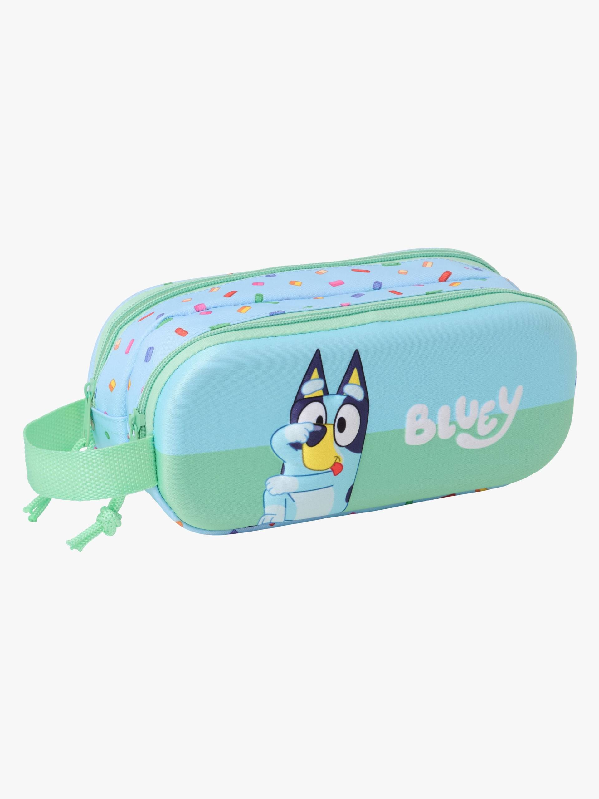 Bluey 3D Doppel-Federmäppchen, Grün/Blau Bluey 3D Doppel-Federmäppchen, Grün/Blau von Bluey