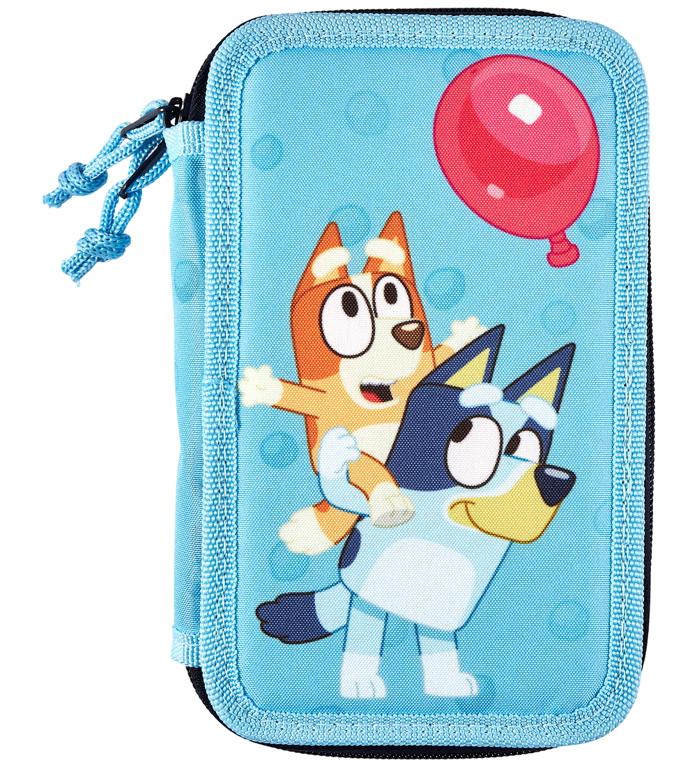 Bluey Federmäppchen m. Inhalt - Hellblau m. Print - Bluey - One Size - Federmäppchen Bluey Federmäppchen m. Inhalt - Hellblau m. Print - Bluey - One Size - Federmäppchen von Bluey