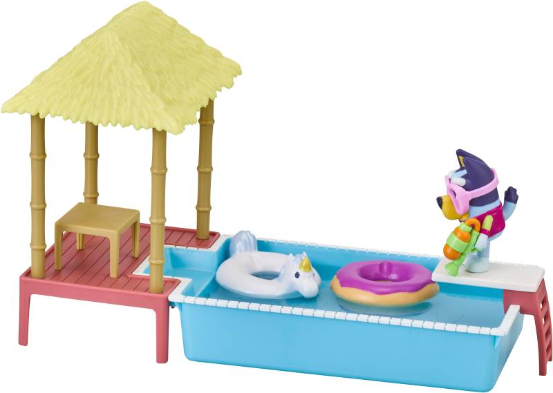 Bluey Spielset Pool mit Figur von Bluey