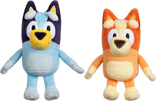 Bluey & Bingo 2 Stück 20 cm Plüsch Offizielle Sammlerstück Charakter Kuscheltier von BlueY