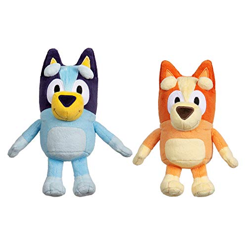 Bluey & Bingo 2 Stück 20 cm Plüsch Offizielle Sammlerstück Charakter Kuscheltier von BlueY