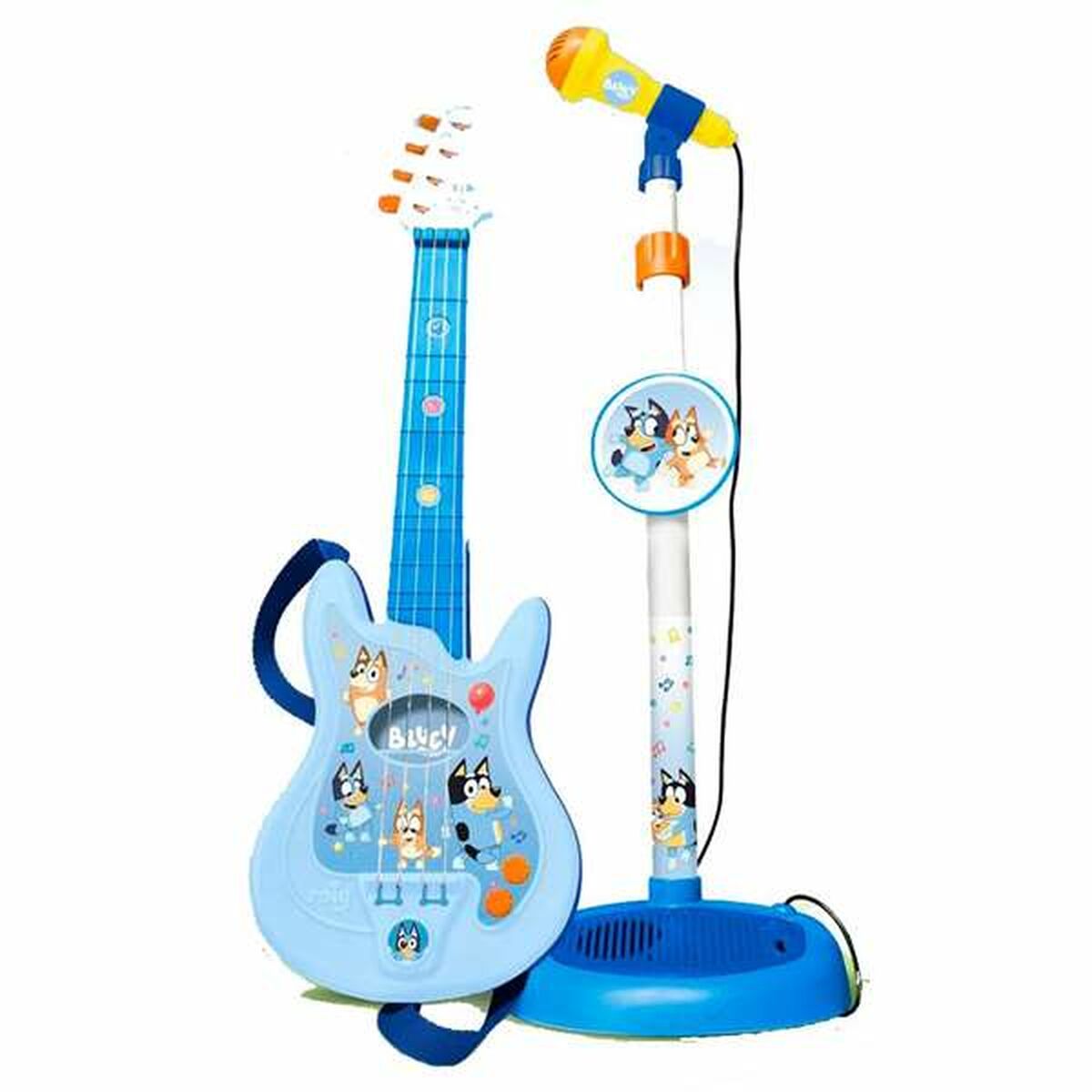 Kindergitarre Bluey Einstellbar Mikrofon 60 x 30 x 17 mm von Bluey