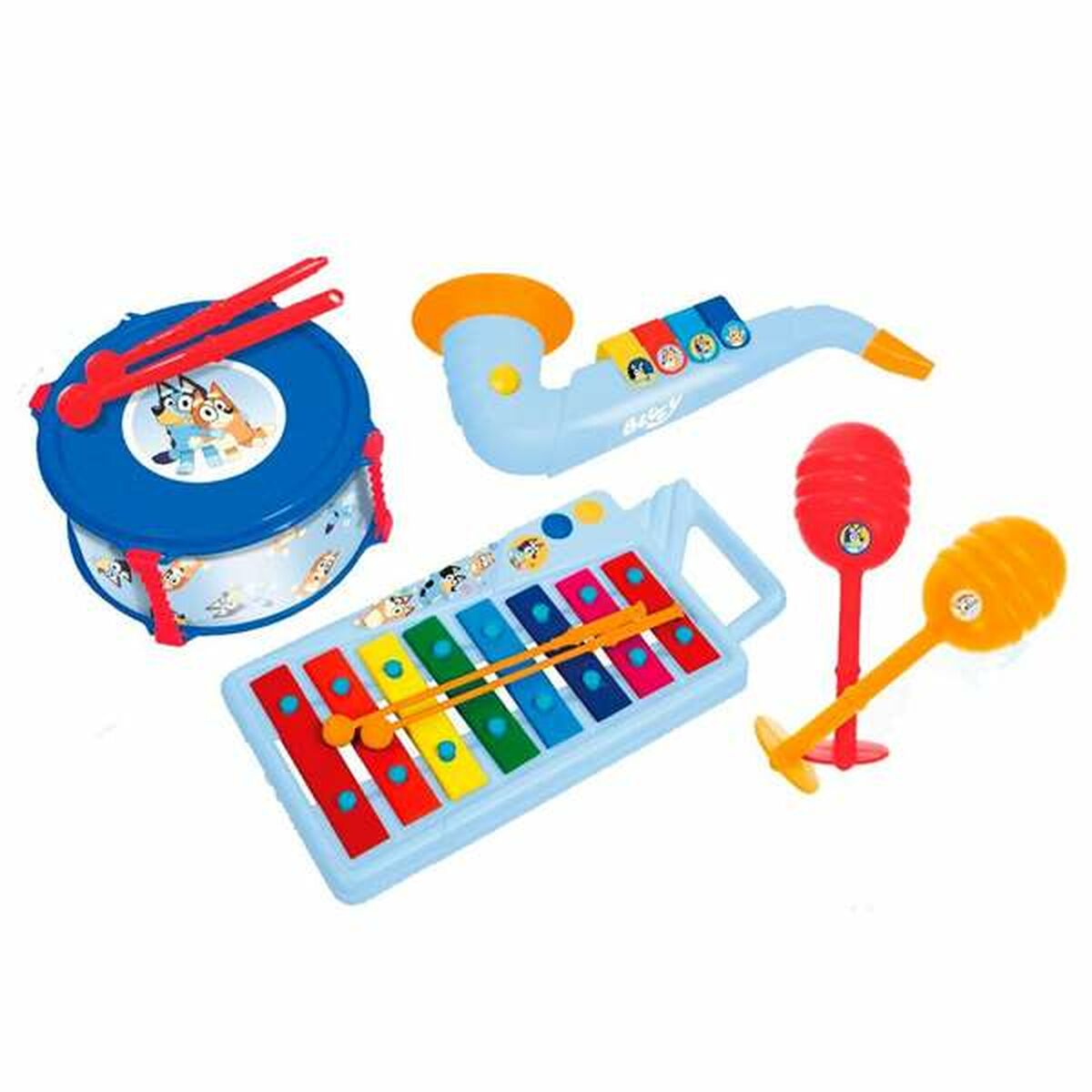 Musikinstrumente-Kinder-Set Bluey 9 Stücke von Bluey