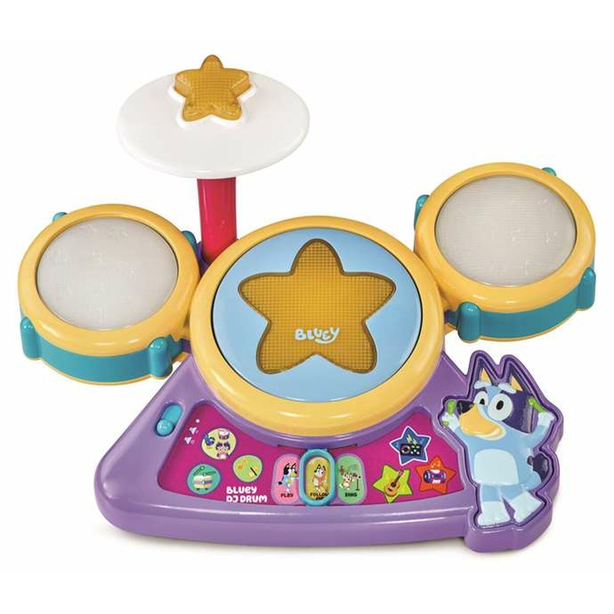 Schlagzeug Vtech Kunststoff 24,2 x 30,9 x 13,1 cm Schlagzeug Vtech Kunststoff 24,2 x 30,9 x 13,1 cm von Bluey
