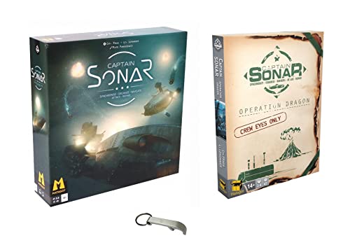 Französisches Spiel Captain Sonar Erweiterung Operation Dragon + 1 Flaschenöffner Blumie von Blumie Shop