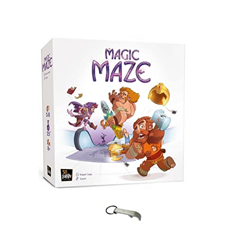 Magic Maze Set Französische Version + 1 Flaschenöffner Blumie (Basisspiel) von Blumie Shop