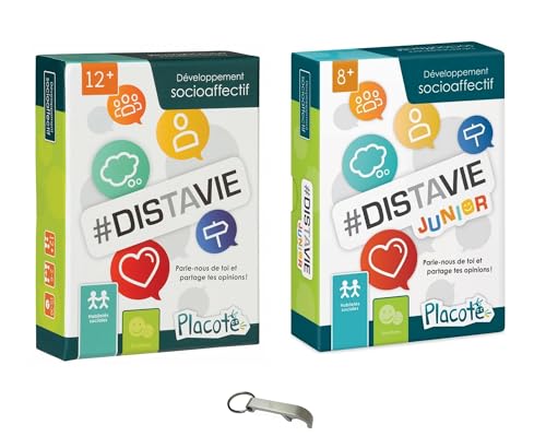 Set Dis Ta Life + Dis Ta Vie Junior, französische Version + 1 Decap Blumie (Distavie + Jr) von Blumie Shop