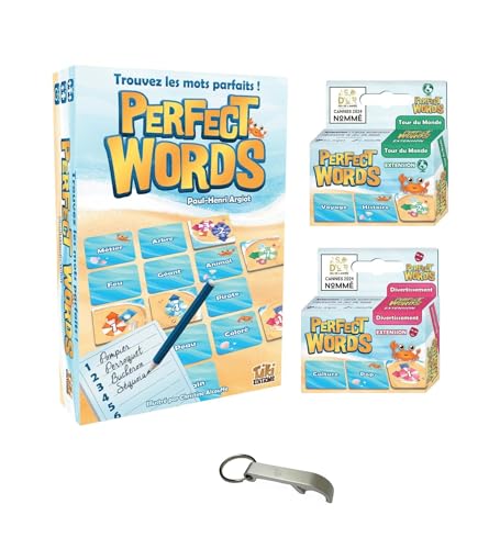 Set Perfect Word Französische Version + 2 Erweiterungen Unterhaltung + Weltreise + 1 Decap Blumie (Words + 2 Exten) von Blumie Shop