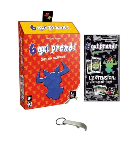 Set Spiele: 6 Wer Nimmt + Erweiterung Vachement Bien + 1 Flaschenöffner Blumie Set Spiele: 6 Wer Nimmt + Erweiterung Vachement Bien + 1 Flaschenöffner Blumie von Blumie Shop