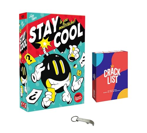 Set Stay Cool + Crack List Spiele Französische Version + 1 Decap Blumie (Stay Cool + Crack List) von Blumie Shop