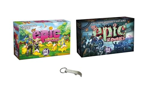 Set Tiny Epic Französische Version Dinosaurier + Zombies + 1 Blumie Deaps (Dinosaurier + Zombies) von Blumie Shop