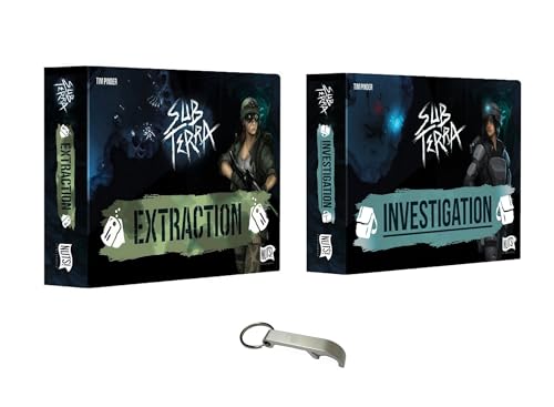 Set mit 2 Erweiterungen Sub Terra I Extraktion + Investigation, französische Version + 1 Decap Blumie (Extract + Invest) von Blumie Shop