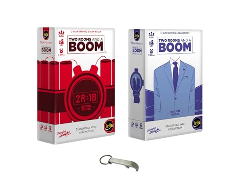 Set Two Rooms and A Boom Edition blau + rote Edition Französische Version + 1 Blumie Deaps (2 Rooms & A Boom) von Blumie Shop