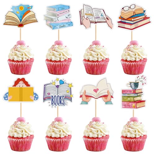 Blumomon Cupcake-Topper mit Aufschrift "Welcome Back To School", 32 Stück von Blumomon