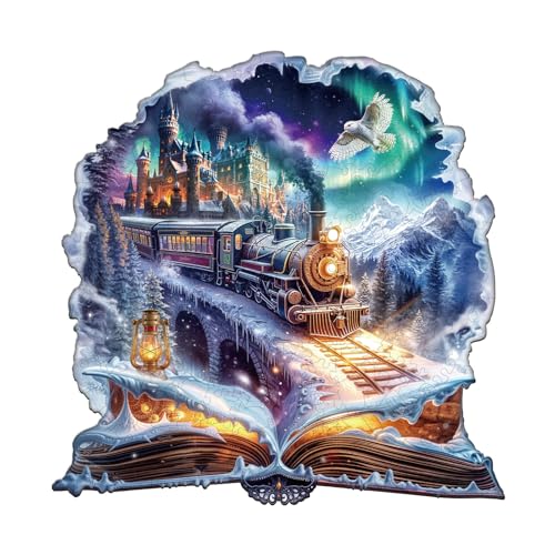 Blumuze Holzpuzzle Erwachsene, Magischer Snowpiercer Holz Puzzle, Holzpuzzle Einzigartige Tierform Puzzleteile, Puzzle Holz Erwachsene mit Holzbox 200 Stück(M-29 * 29cm Blumuze Holzpuzzle Erwachsene, Magischer Snowpiercer Holz Puzzle, Holzpuzzle Einzigartige Tierform Puzzleteile, Puzzle Holz Erwachsene mit Holzbox 200 Stück(M-29 * 29cm von Blumuze