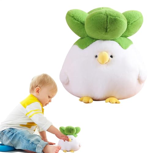 Bmdjdq Gefüllter Kohlplüsch, Gemüseplüschtiere - Weiche Plüschtiere,Weiche gefüllte Plüschtiere, Vogelgesicht-Design-Kohlpuppen für Mädchen, gefüllter Kohl, Anime-Plüschspielzeug für Kindergeburtstag von Bmdjdq