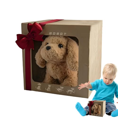 Bmdjdq Mein realistischer Roboterpupp, interaktives Bellspielzeug, Wagging Tail Welpen, realistische Bewegungen, Bildungsspielzeit, 13x10 cm, für Kinder im Alter von 0 bis 5 Jahren, Klassenzimmerler Bmdjdq Mein realistischer Roboterpupp, interaktives Bellspielzeug, Wagging Tail Welpen, realistische Bewegungen, Bildungsspielzeit, 13x10 cm, für Kinder im Alter von 0 bis 5 Jahren, Klassenzimmerler von Bmdjdq