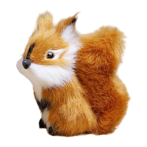 Bmdjdq Squirrel Plush Doll, Cute Squirrel Plush, Collectible Squirrel Plush, Stuffed Animal Squirrel, Squirrel Plush Present, Realistic Plush Squirrel Doll Toy for Boys, Girls, Kids, Adults von Bmdjdq