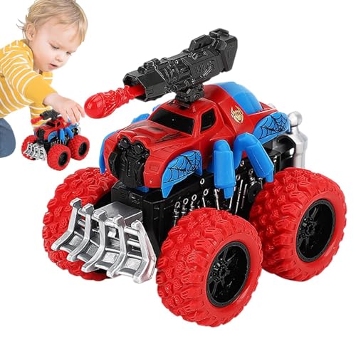 Bmdjdq Trägheit Push and Go Car Toys, Pull Car, Ziehen Sie die Reibungslastwagen zurück, Tragbares Reibungsfahrzeugspielzeug für Familie, Kinder, Mädchen, Kinder, Heimreisen, Freunde von Bmdjdq