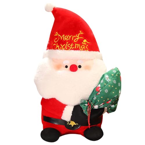 Bmdjdq Weihnachtsmann-Puppe, Weihnachtsmann-Kaminsimspuppe, Weihnachtsmann-Plüschpuppe, Lebendige Farbe, Weicher Griff, 30 cm, Für Neujahr, Weihnachtsdekoration von Bmdjdq