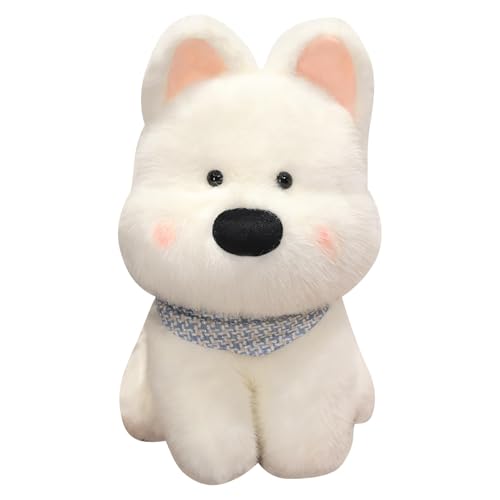 Cartoon Dog Plush, Stuffed Animal Dog, 9.84 Inches Plush Dog, Throw Pillow Dog Plush, Cartoon Dog Stuffed Toy, Safe Materials Plush Dog for Living Room Bedroom Sofa von Bmdjdq