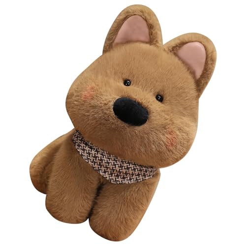 Cartoon Dog Plush, Stuffed Animal Dog, 9.84 Inches Plush Dog, Throw Pillow Dog Plush, Cartoon Dog Stuffed Toy, Safe Materials Plush Dog for Living Room Bedroom Sofa von Bmdjdq